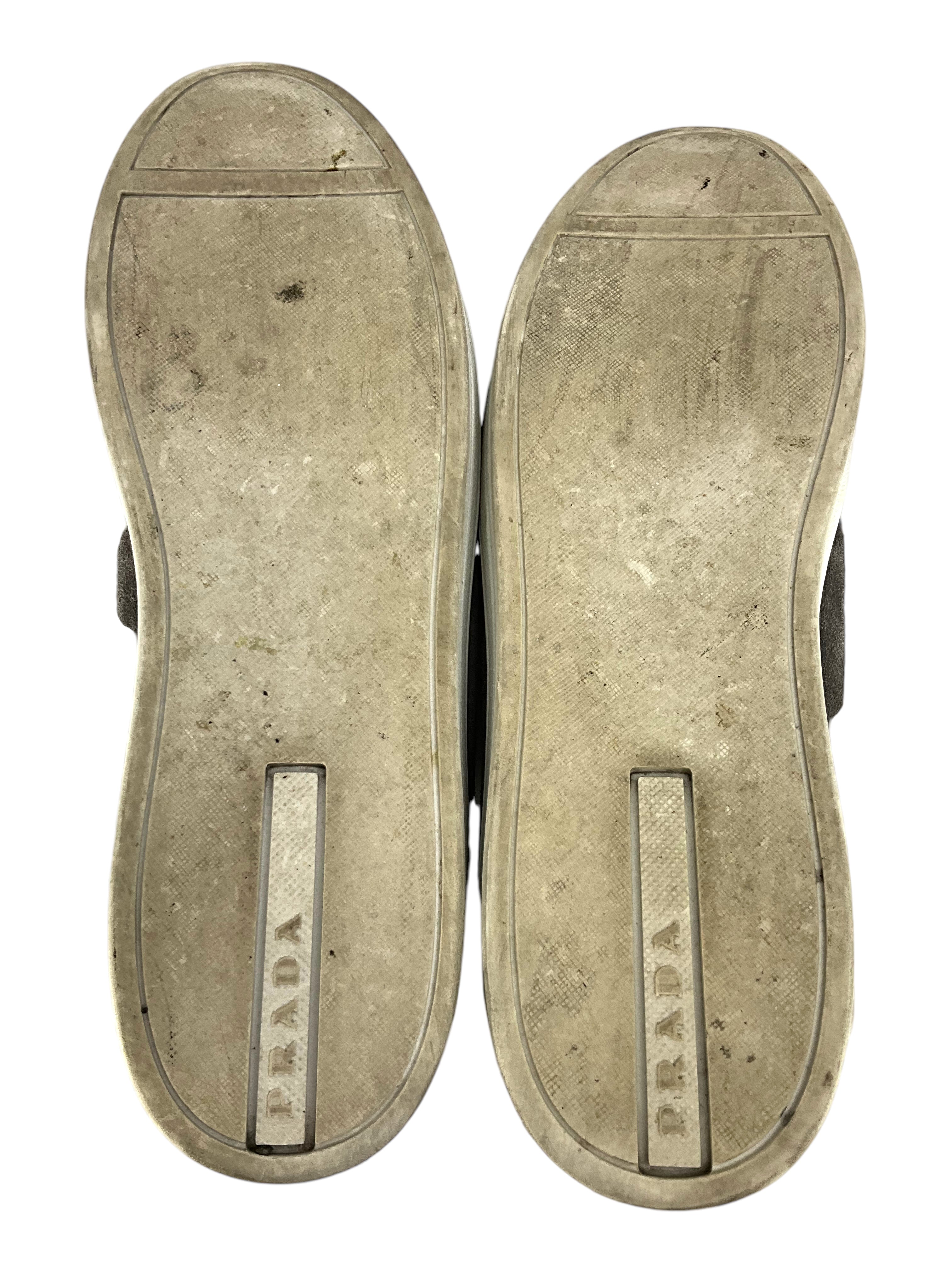 Prada Suede Low Top Sneakers for Men - Size 11 | Luxury Casual Shoes for Everyday Wear & Street Style Fashion
