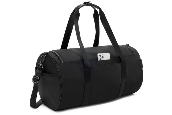 Voyageur Black Misty Duffel Bag - Water-Resistant Travel Duffel for Gym, Weekend Trips & Outdoor Adventures | Durable & Stylish Carry-On Luggage