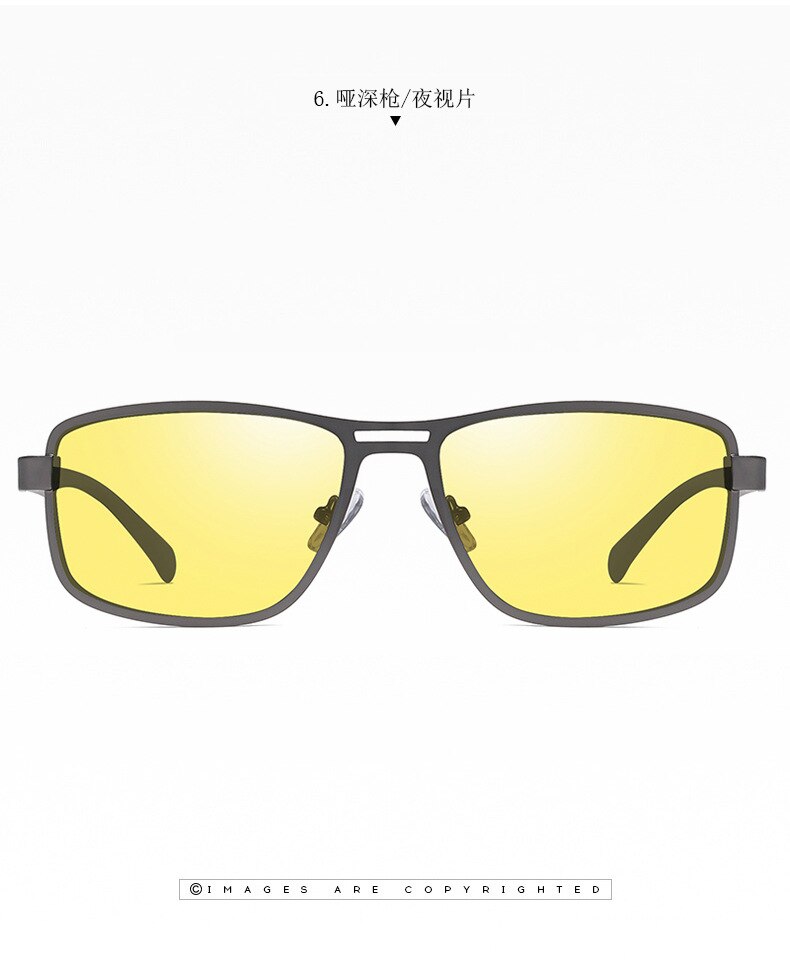 Bclear Polarized Sunglasses for Men - Lightweight Alloy Frame, UV Protection, Full Rim Design - Perfect for Driving, Fishing & Outdoor Activities
