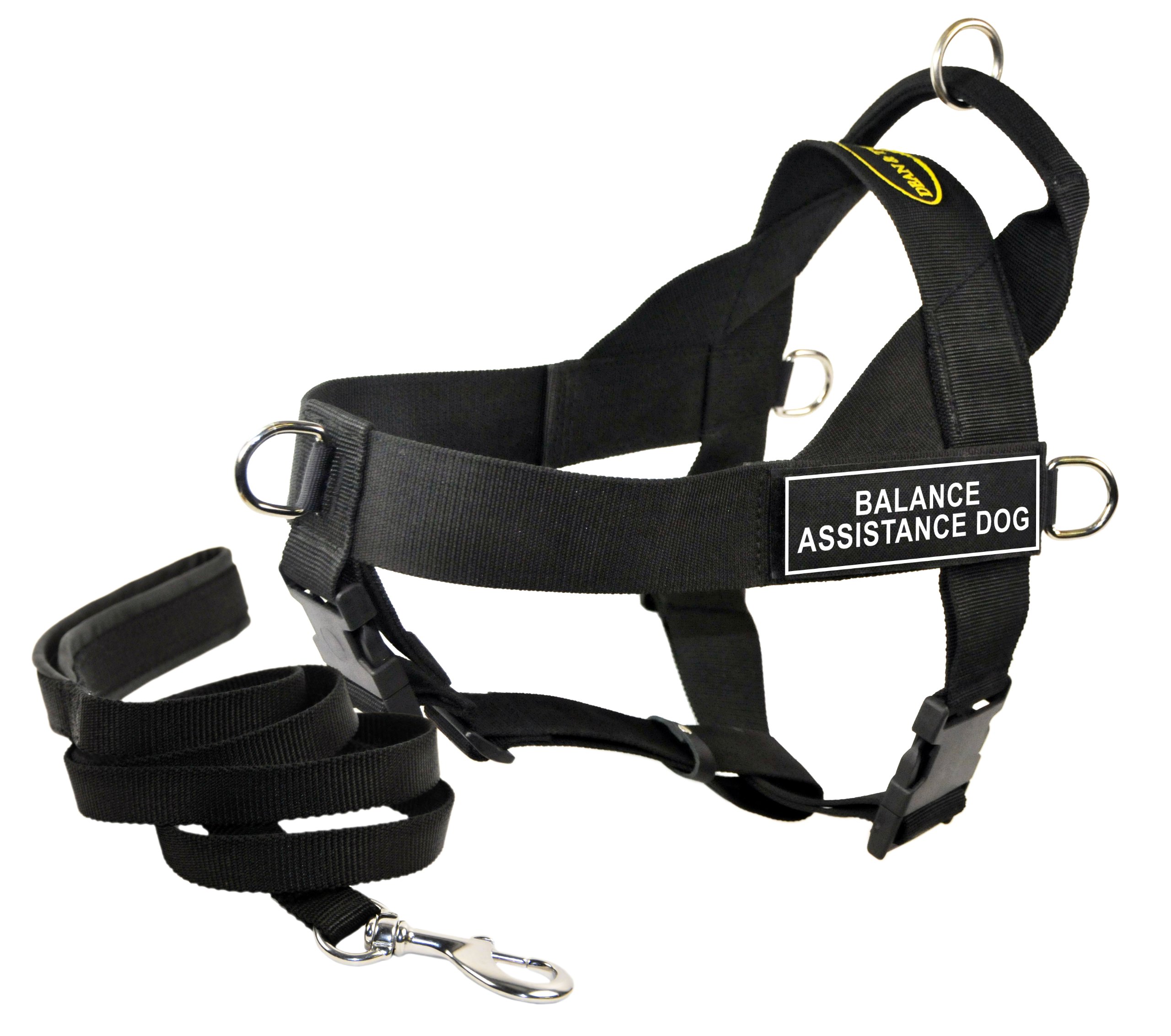 Dean & Tyler DT Universal Balance Assistance Dog Harness for Small Dogs with 6ft Padded Puppy Leash - Supportive Pet Vest for Walking, Training & Mobility Aid (Ideal for Senior/Disabled Dogs)
