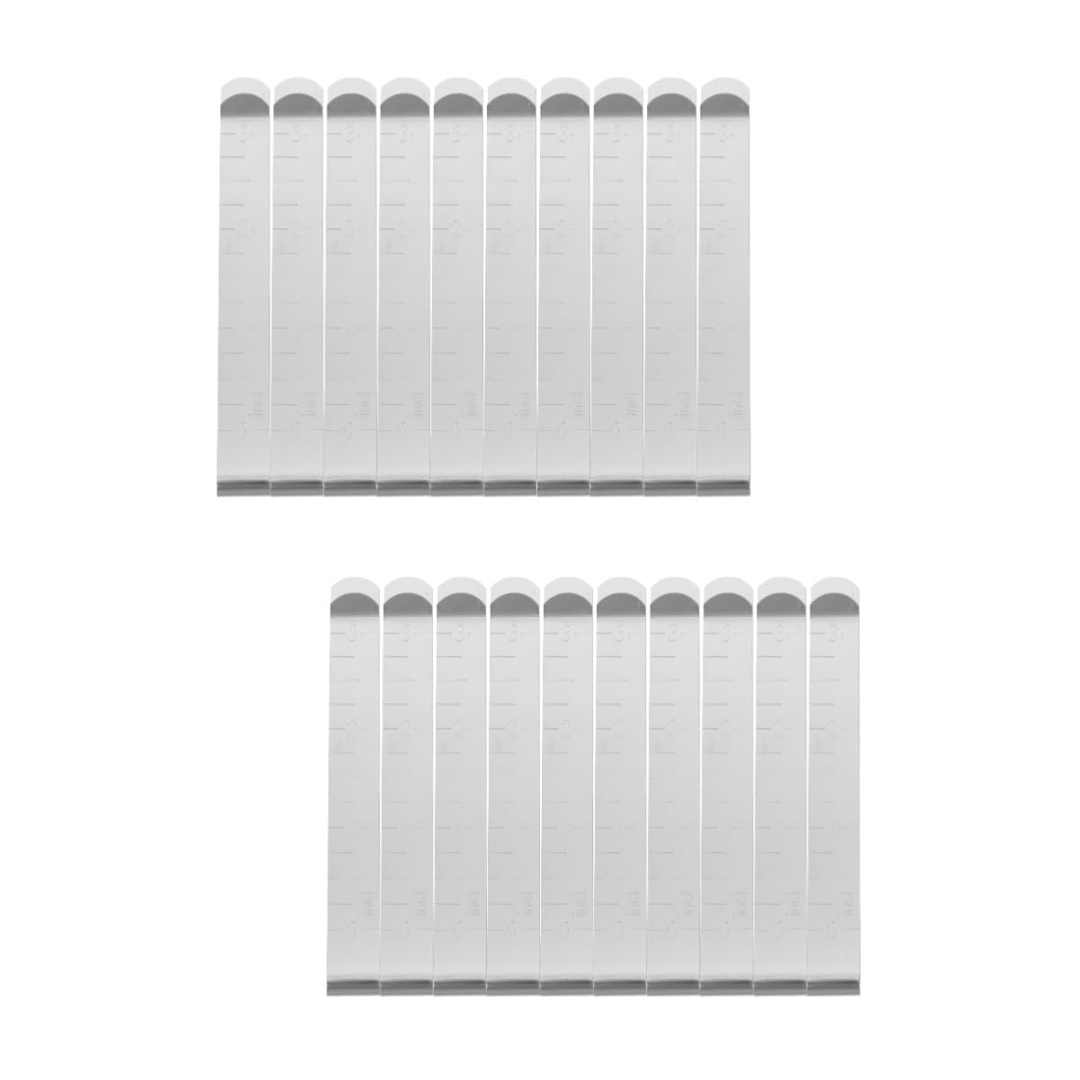 ULTECHNOVO 2 Sets Stainless Steel Cotton Candy Machine Clips - 10pcs x 2 Replacement Parts for Candy Floss Maker, Durable Spun Sugar Mesh Clips for Home Use, Parties, and Carnival Events
