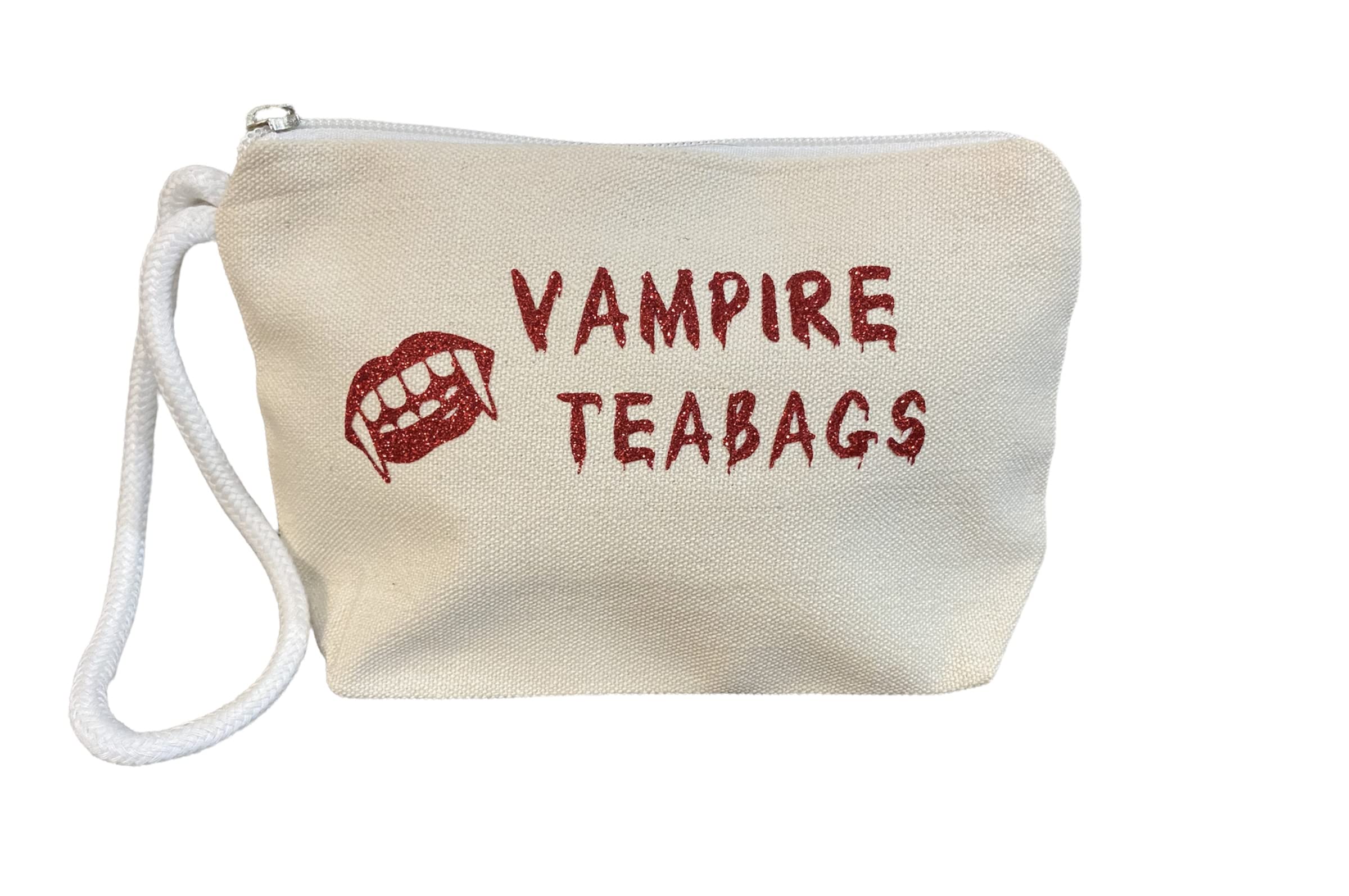 Vampire Tampon Bag - Gothic Cosmetic & Tea Pouch for Period Essentials