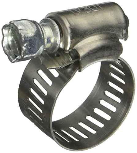 Precision Brand CS8H Stainless Steel Collared Screw Worm Gear Hose Clamp 7/16