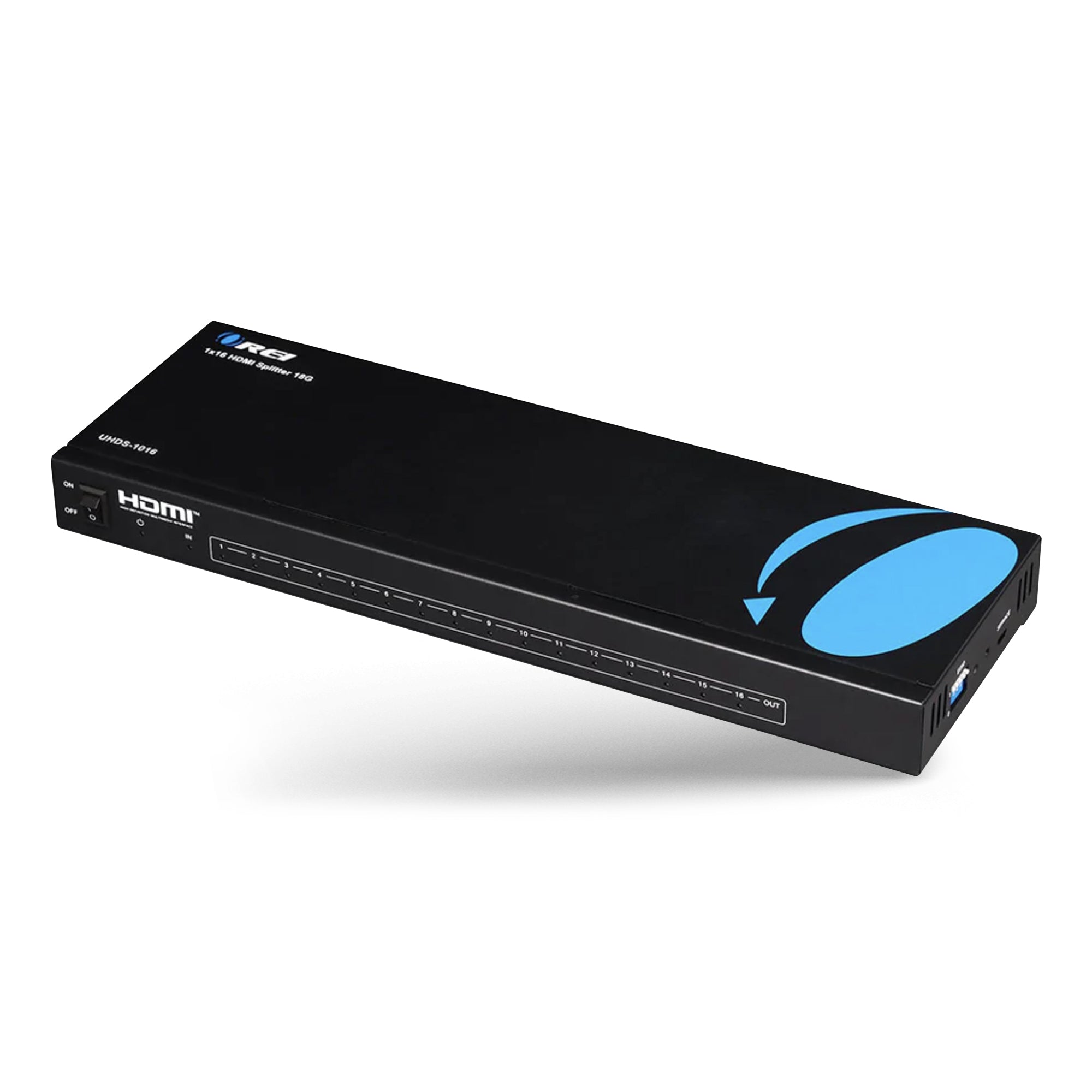 1x16 HDMI Splitter 4K Ultra HD 1 in 16 Out with EDID Support - Perfect for Home Theater, Gaming, and Multi-Screen Presentations (UHDS 1016)