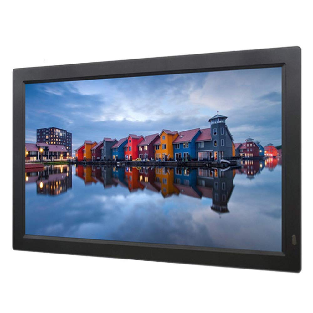 18.5 Inch Digital Photo Frame with Full HD IPS Display - Picture, Music, Video Player, Calendar & Alarm - Auto On/Off Timer, USB/SD Card Support, Remote Control - Perfect for Home, Office & Gift Giving