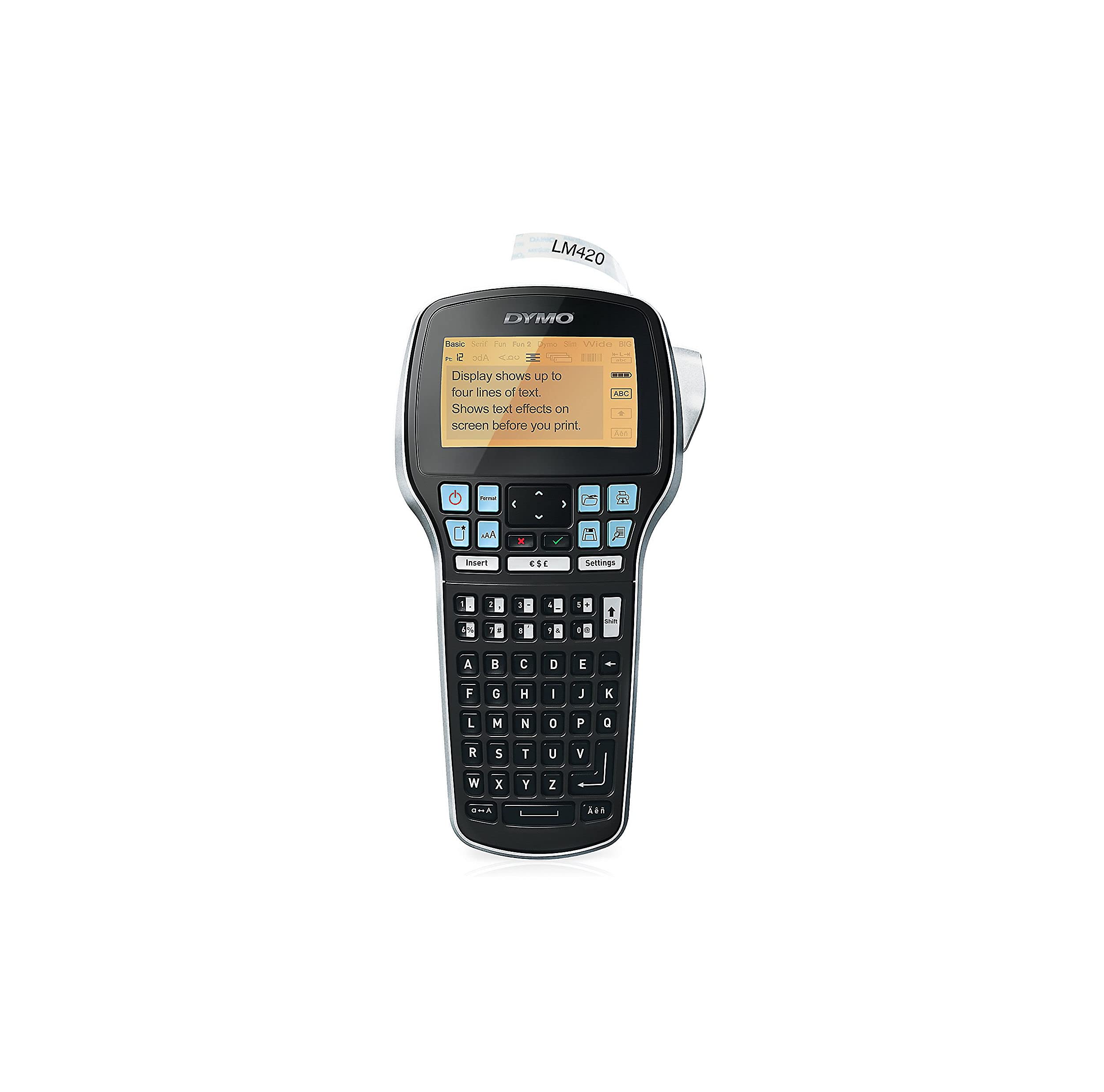 DYMO LM 420P Portable Label Maker Machine - Professional Handheld Label Printer for Office, Warehouse & Home Organization - Create Custom Labels for Files, Storage Boxes & Equipment