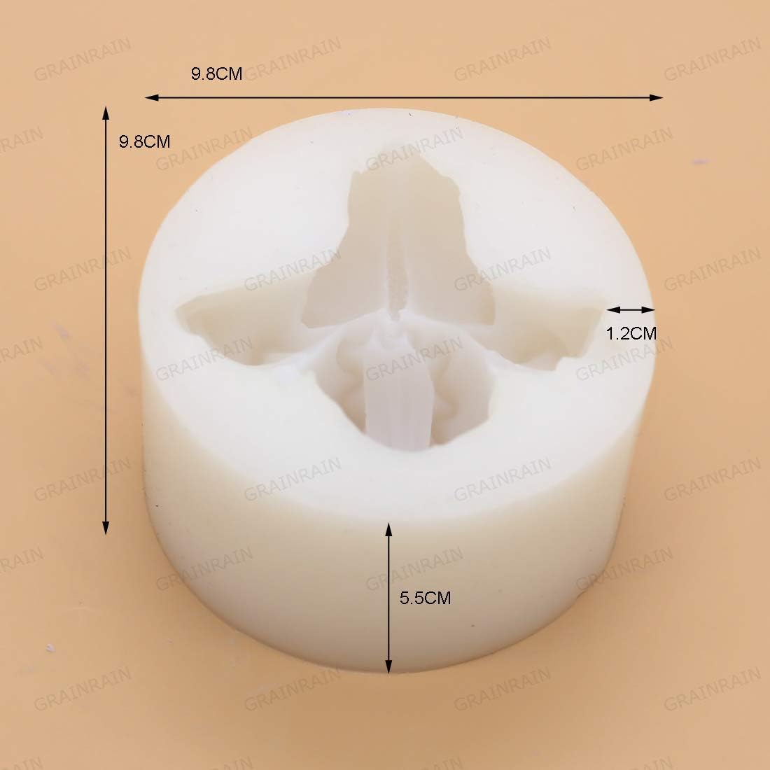 Premium Silicone Soap Molds for DIY Soap Making - 3D Flower Resin Molds for Handmade Crafts, Bath Bombs & Candle Making - Ideal for Home, Spa & Gift Projects (Set of 6)