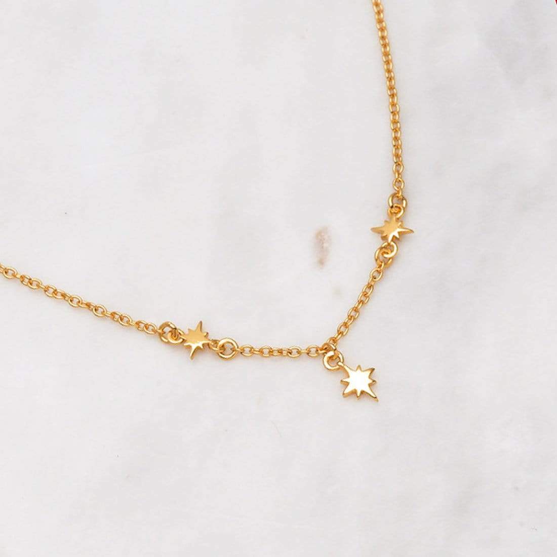 Celestial Star Necklace - 14K Gold Plated Dainty Star Pendant for Women - Perfect for Everyday Wear, Gifts & Special Occasions