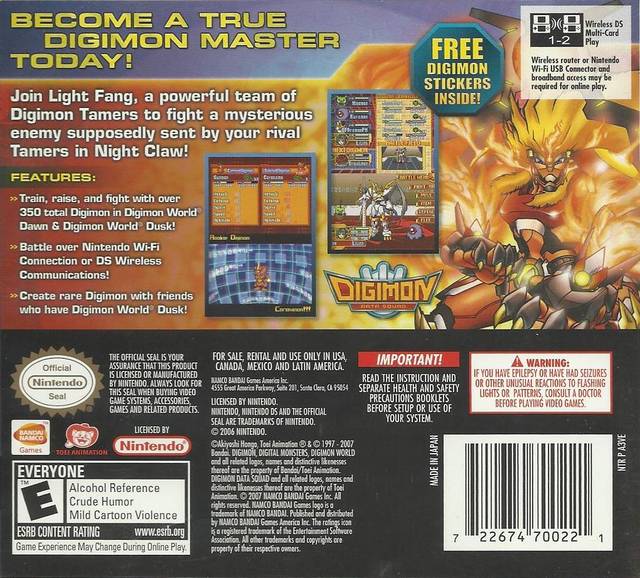 Digimon World: Dawn - Nintendo DS Game | Adventure RPG for Kids & Adults | Collect & Battle Digimon | Perfect for Travel & Family Game Nights