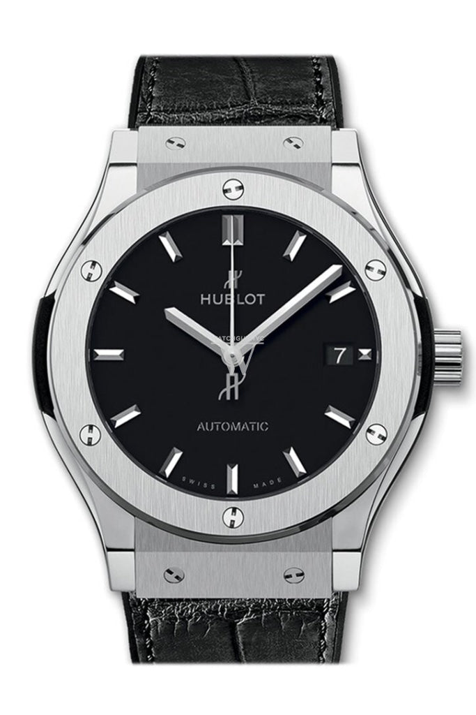 Hublot Classic Fusion Automatic Men's Watch - Black Dial, Titanium Case 542.NX.1171.LR | Luxury Swiss Timepiece for Business, Formal Events & Collectors