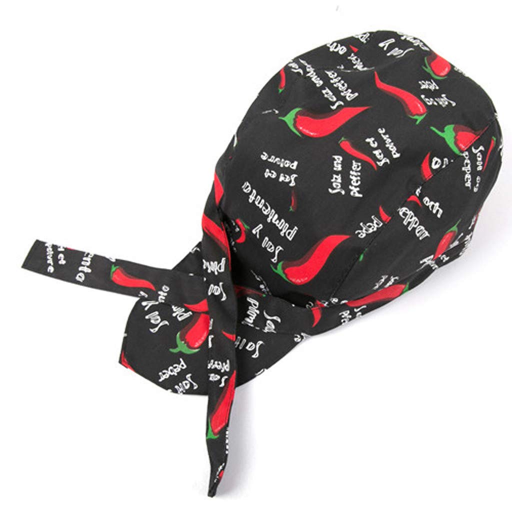 Adjustable Boys & Adult Chef Hat - Kitchen Apron Pattern Cap for Cooking, Baking & BBQ - Perfect for Home Chefs, Restaurants & Culinary Classes