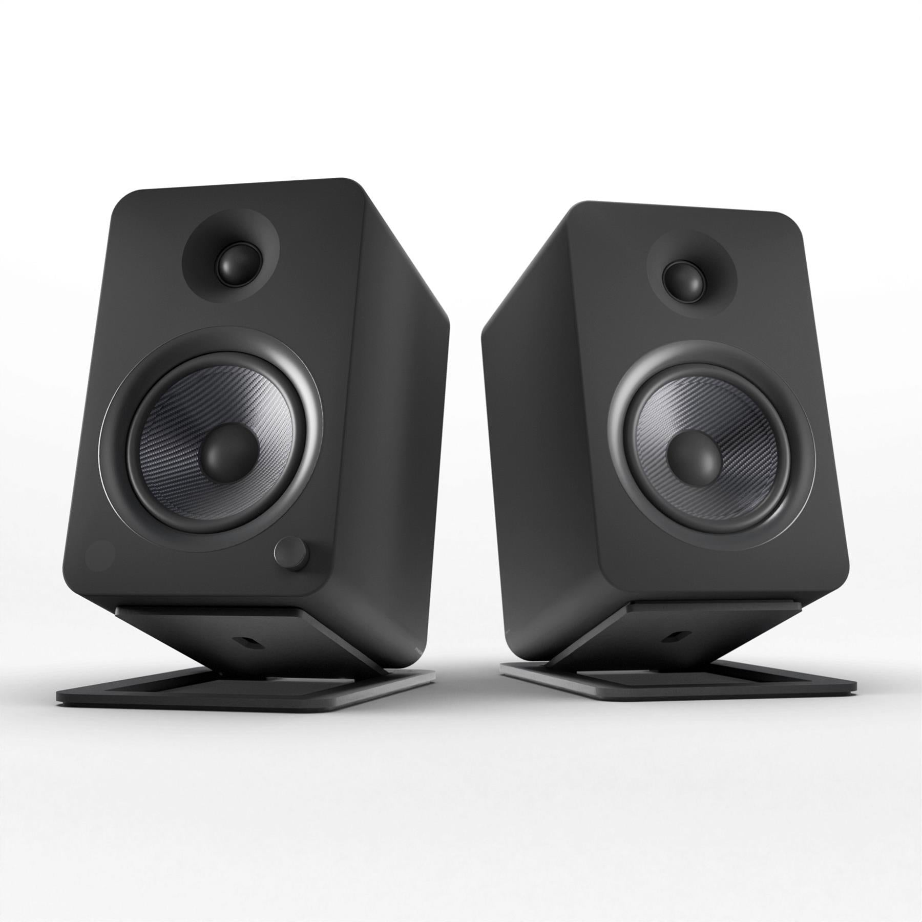 Kanto YU6 Powered Bluetooth Bookshelf Speakers with Phono Preamp - Premium Sound for Vinyl Records, Home Theater, Gaming & Music Streaming