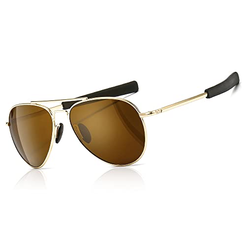 Gold Frame/Brown Lens