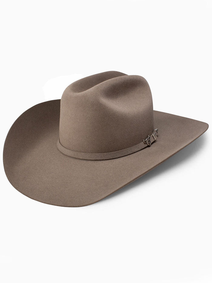 Resistol RFUSTR 724220 USTRC 6X Western Cowboy Hat - Dark Khaki Stone for Men | Durable Felt Material for Rodeo, Ranch Work & Outdoor Adventures