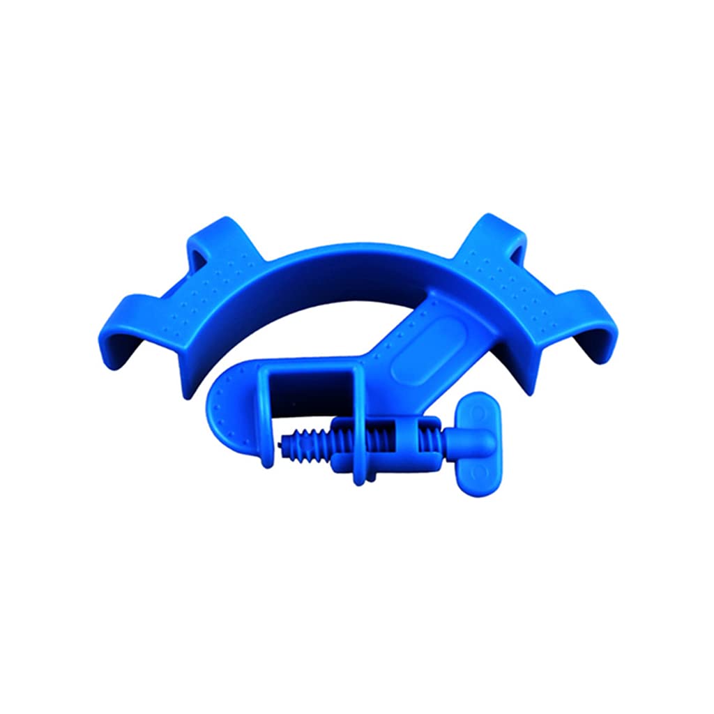 PULABO Aquarium Filter Hose Holder - Adjustable Water Tube Clip for Fish Tank, Shrimp Tank & Live Plants - Durable Blue Aquarium Accessories for Easy Water Filtration (Perfect for Freshwater/Saltwater Tanks & Aquascaping)