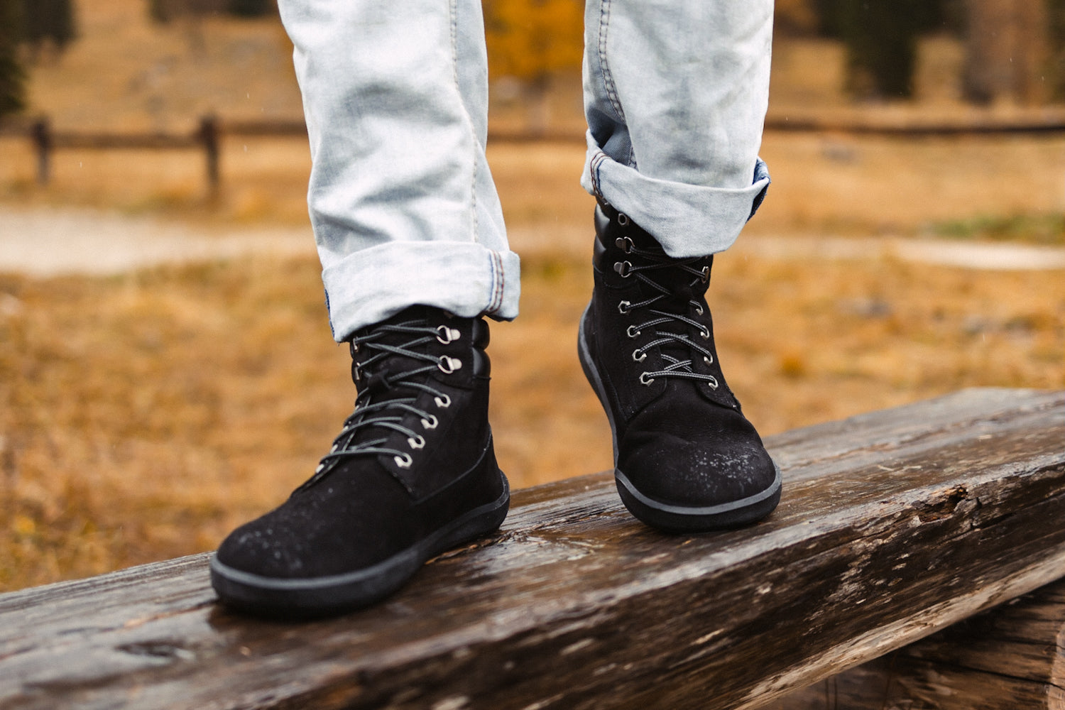 Barefoot Boots for Women & Men - Be Lenka Nevada Neo All Black | Minimalist Comfort Shoes for Hiking, Walking & Everyday Wear