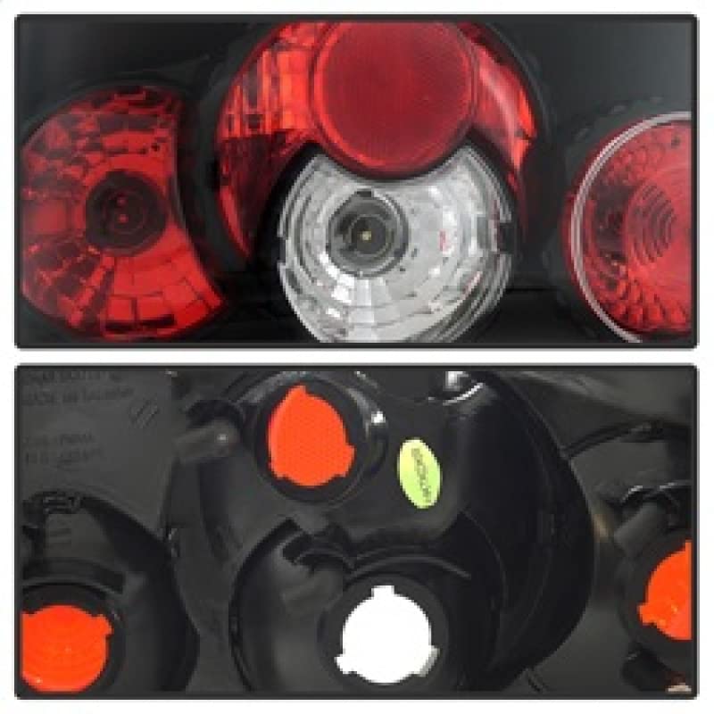 Spyder Auto 5007407 Euro Style LED Tail Lights - Black/Clear Smoke Lens - Compatible with BMW 3 Series E46 (1999-2005) - Enhances Rear Visibility & Style for Night Driving