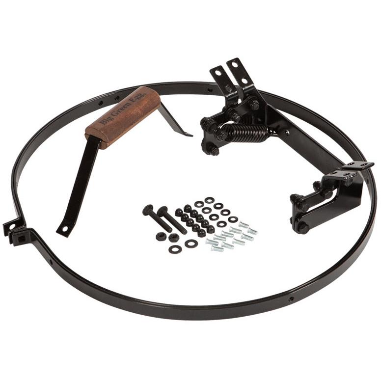 Big Green Egg Replacement Complete Band & Hinge Assembly Kit for Mini Egg 117922 - Durable Grill Accessories for Outdoor Cooking & BBQ Parties