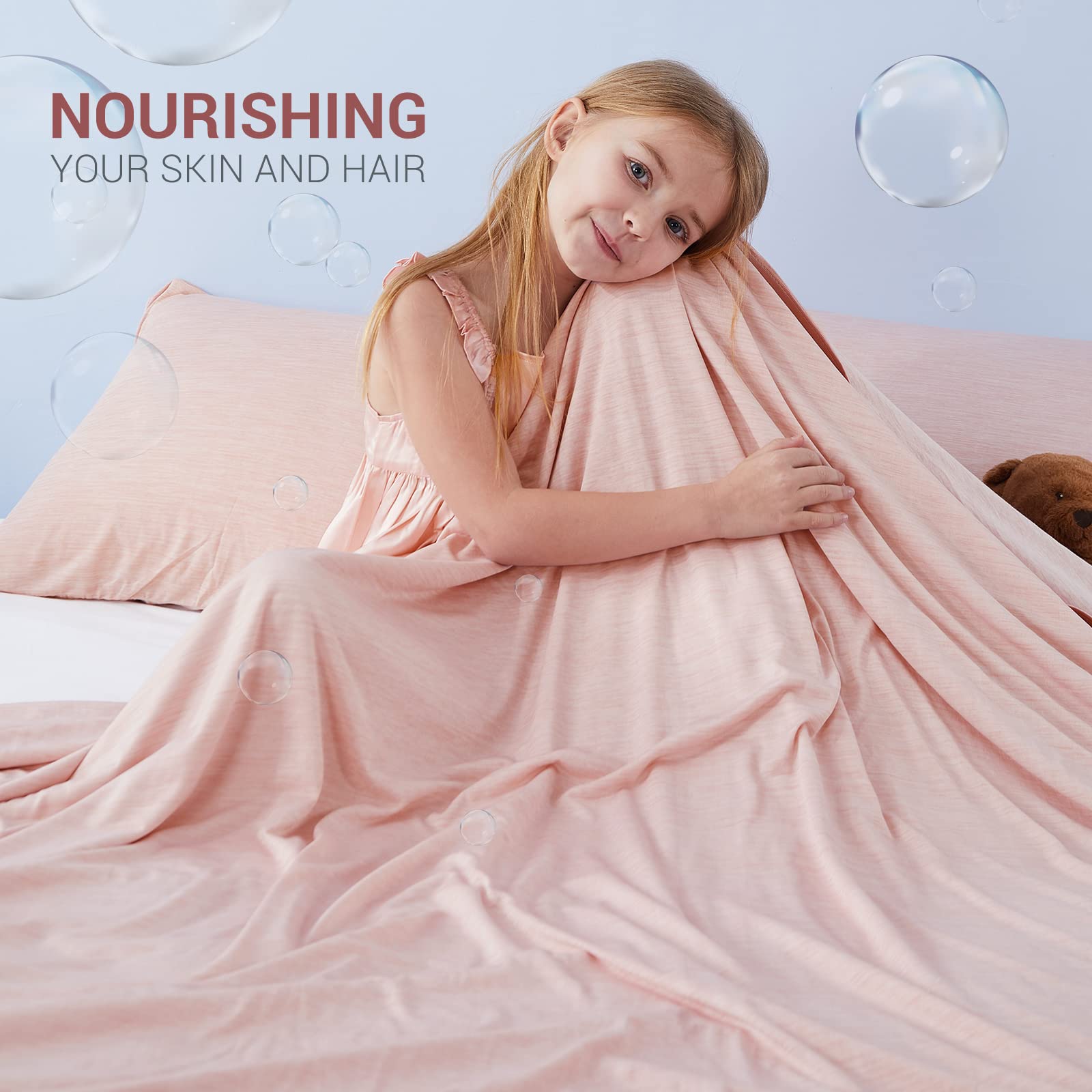 Elegear Light Pink Cooling Blanket - Arc Chill 3.0 Technology with Q-Max >0.5, Breathable & Temperature Regulating for Hot Sleepers, Multiple Sizes (Twin/Queen/King) - Perfect for Summer Nights, Hot Flashes & Night Sweats Relief