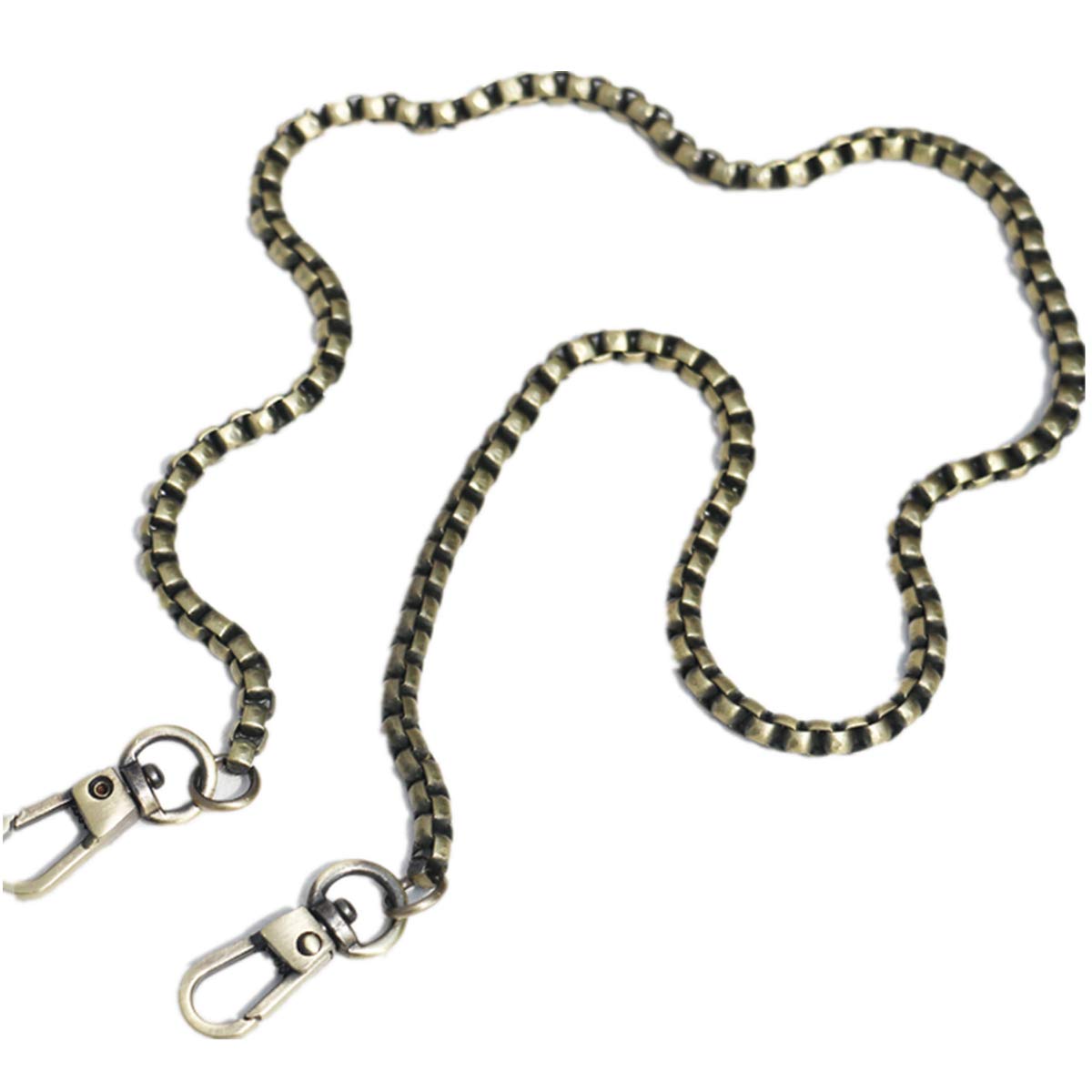 DIY Metal Shoulder Crossbody Bag Handbag Purse Replacement Chain Strap Set with Buckles - 0.5
