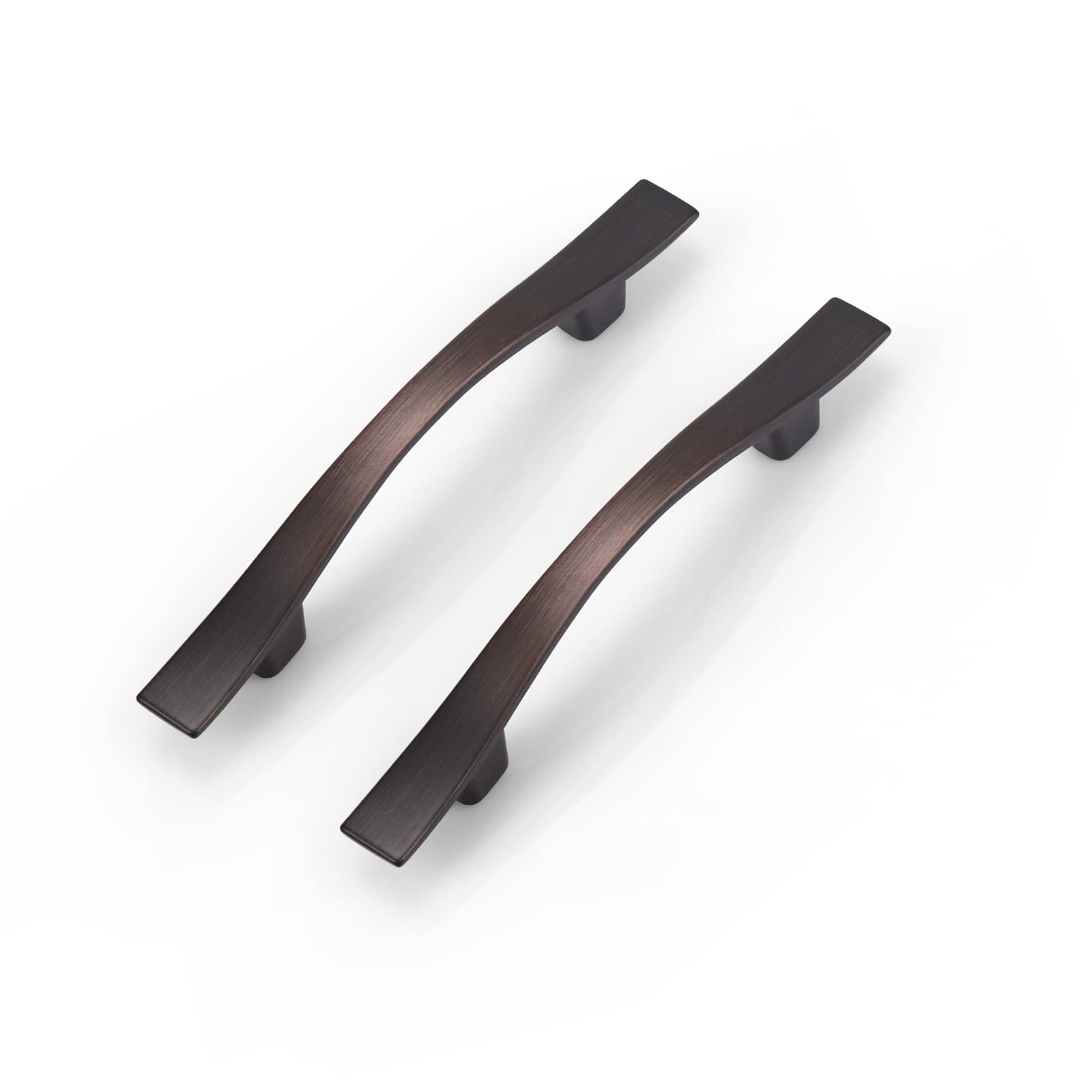 KNOBWELL 50 Pack 3 Inch Bronze Modern Wave Style Cabinet Pulls - Oil Rubbed Bronze Kitchen Cabinet Handles & Dresser Drawer Pulls with 3