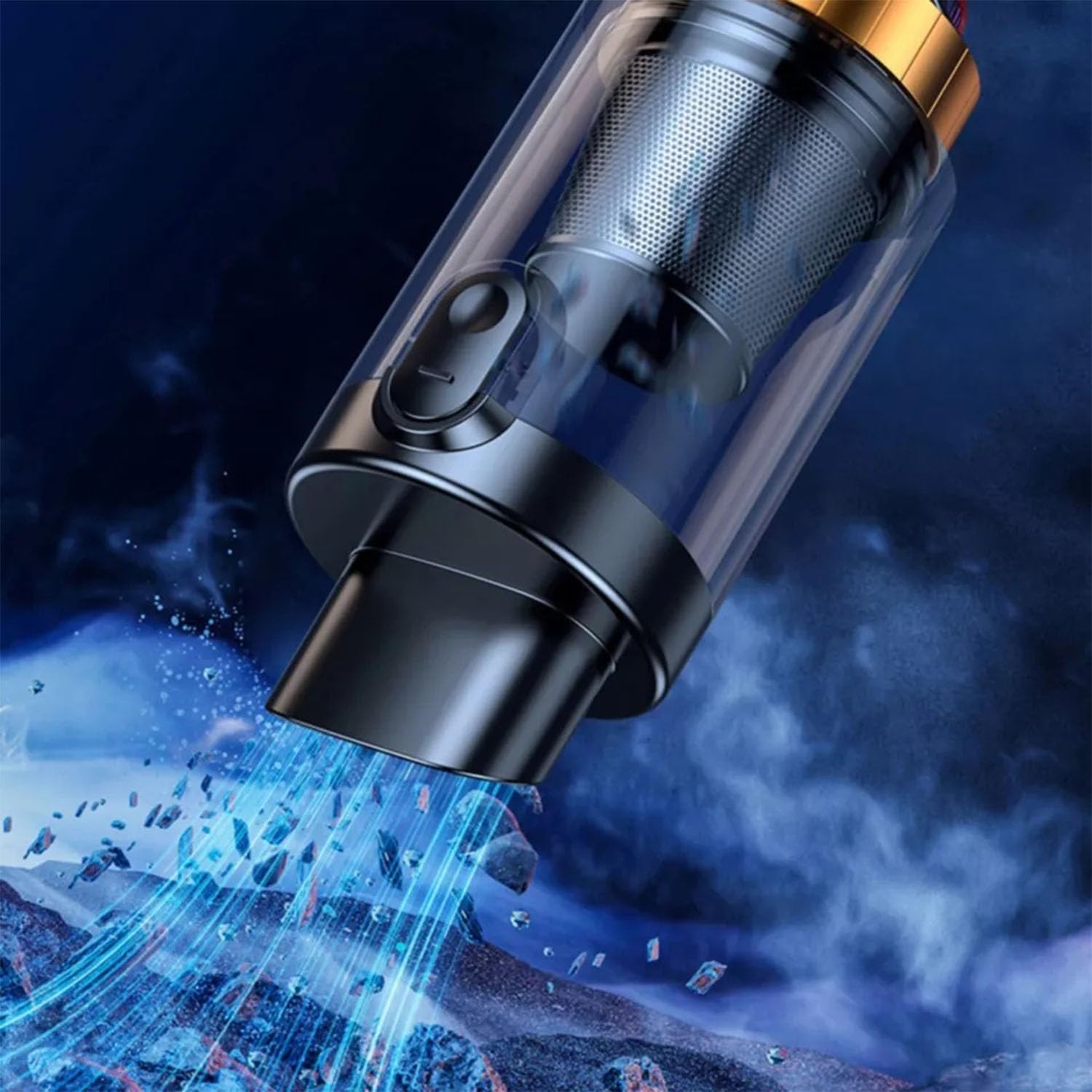 V15 Pro Car Vacuum Cleaner - 14000Pa Powerful Portable Vacuum for Auto, Home & Office | Cordless Handheld Vac for Car Seats, Keyboard & Small Spaces