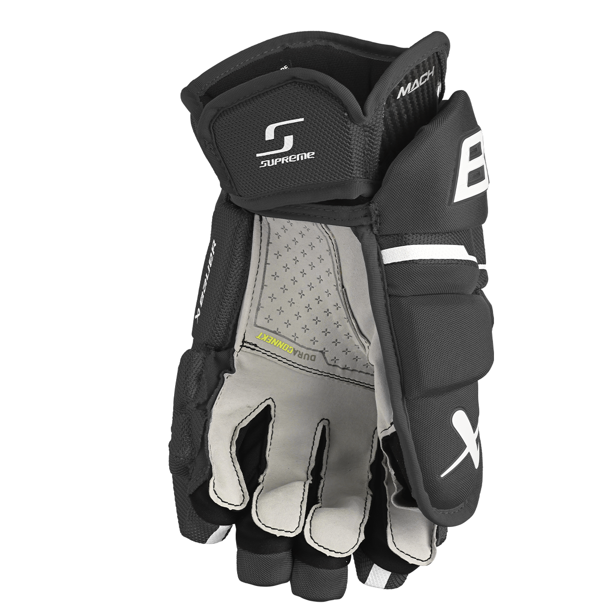Bauer Supreme Mach Senior Hockey Gloves - High-Performance Ice Hockey Gloves for Men - Perfect for Competitive Play & Training
