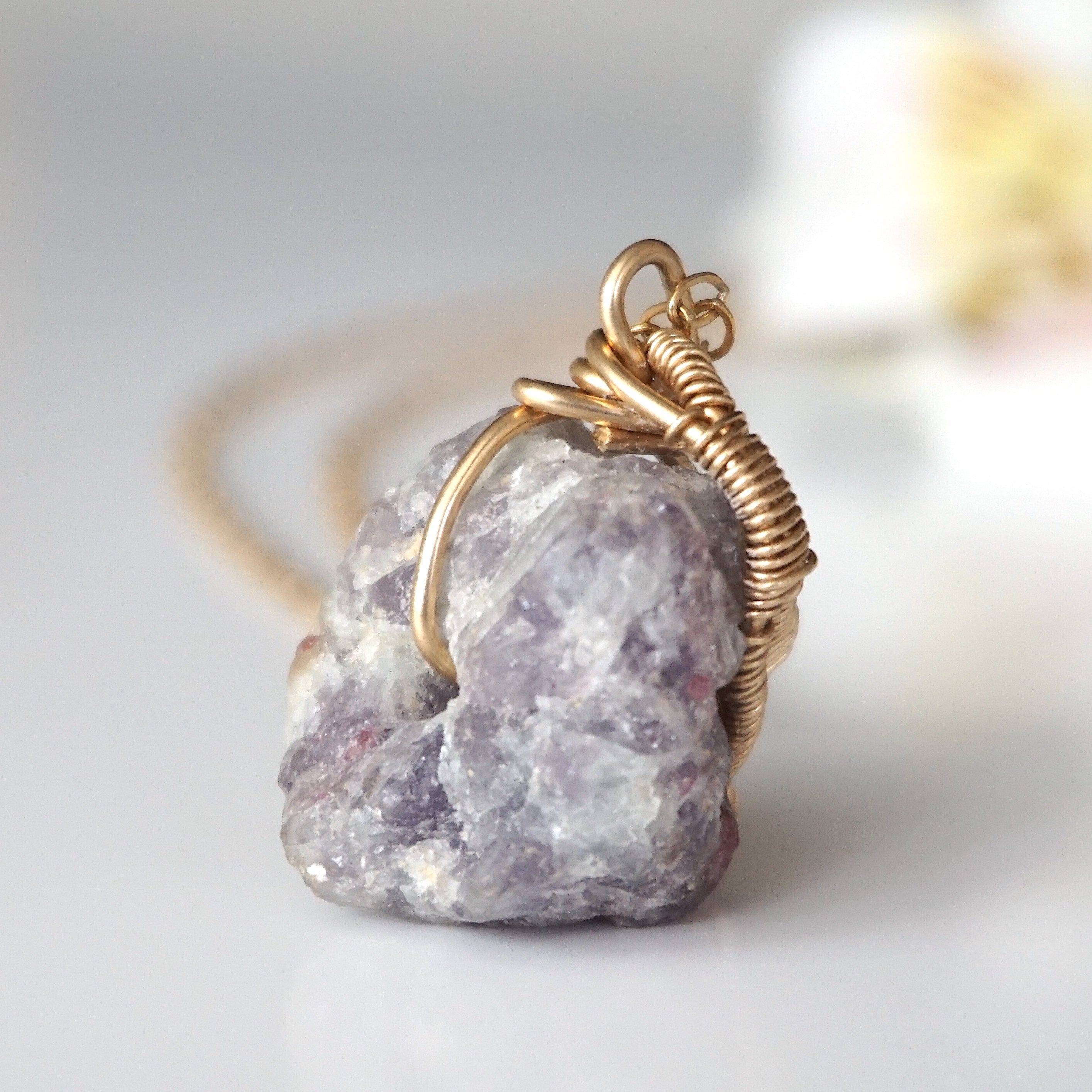 14K Gold Filled Pink Tourmaline Necklace for Women - Elegant Jewelry Gift for Birthday, Anniversary & Valentine's Day