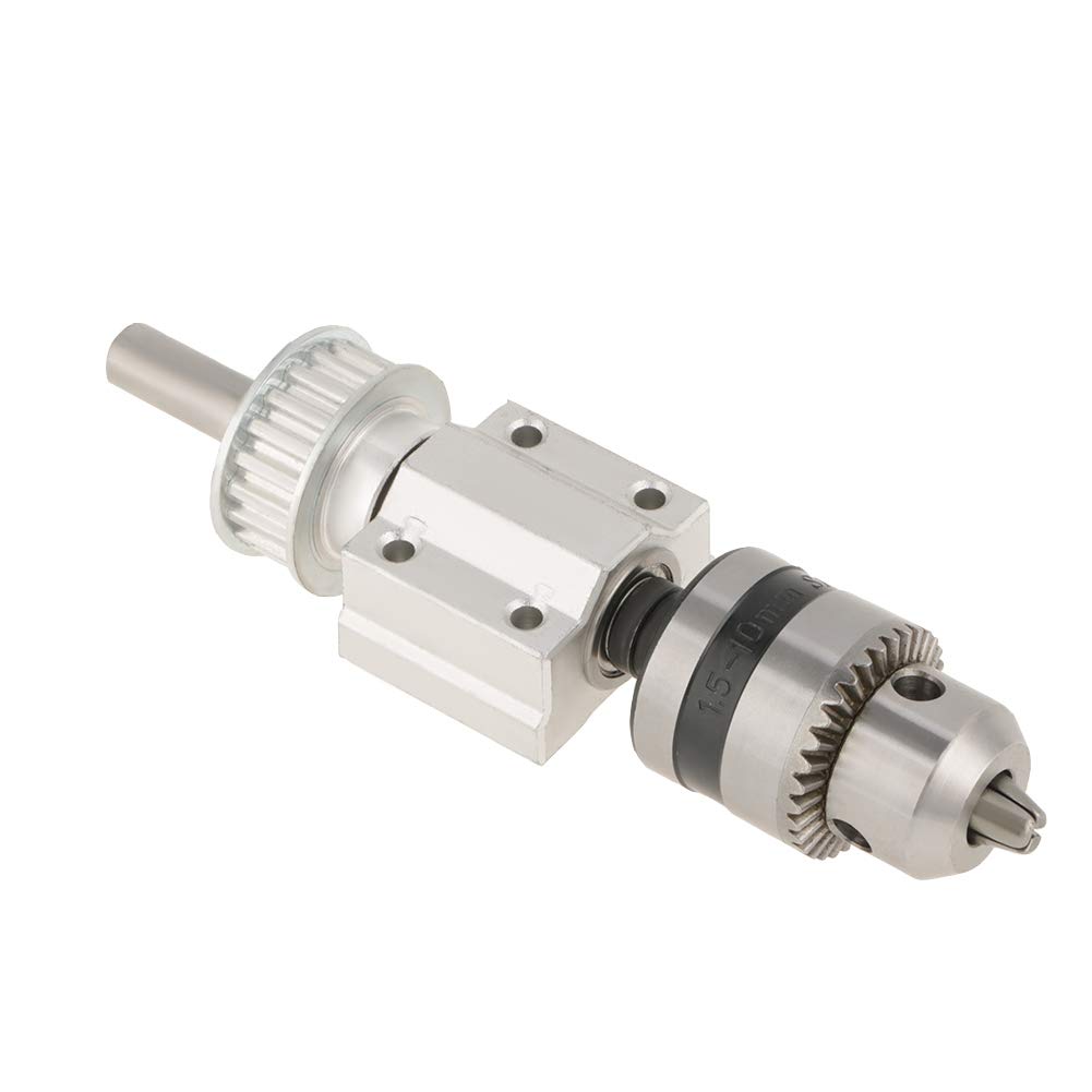 High-Quality Drill Spindle Assembly with Bearings - Replacement Parts for Mini Hand Drill, DIY Lathe, Press Motor Chuck | Perfect for Drill Press, Table Grinder & Table Saw Repair | Durable & Precise Machining Tool