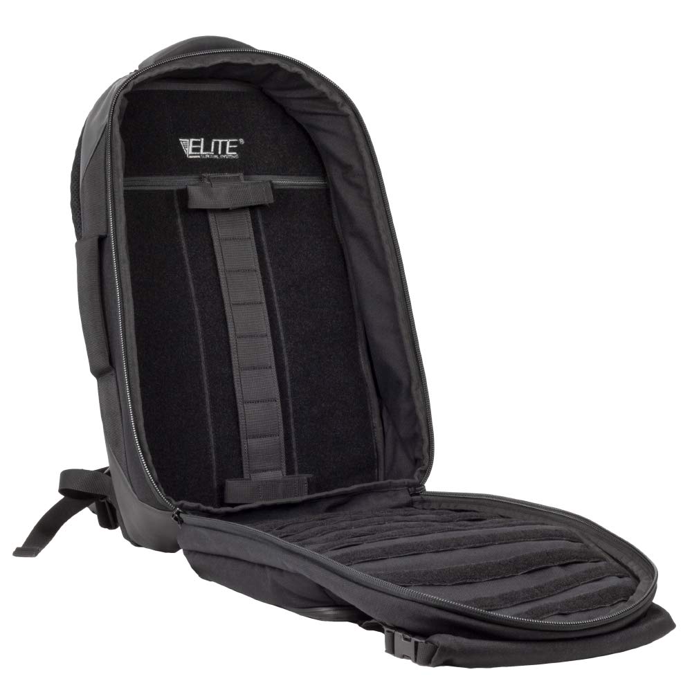 Elite Survival STEALTH SBR Tactical Rifle Backpack - Durable Military Grade Black Hunting Backpack for Outdoor Shooting, Airsoft & Range Training | Compact Storage for Guns & Gear