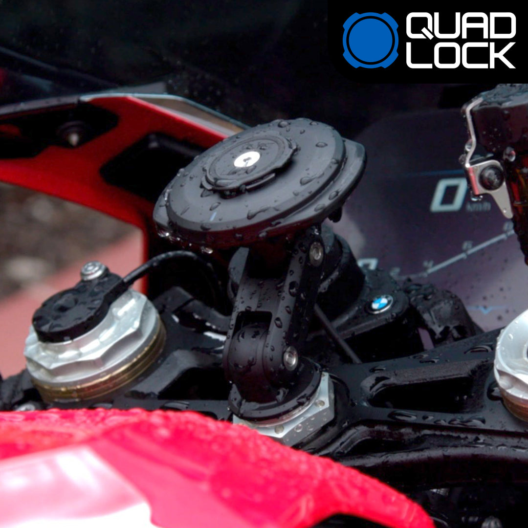 Wireless Charging Phone Mount for Motorcycles - Fast Qi Charger for iPhone & Android - Perfect for Commuting, Touring & Adventure Riding