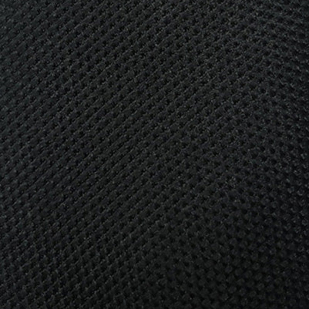ABELARD Plain Black Tie for Men - Classic Formal Necktie for Business, Weddings & Special Occasions