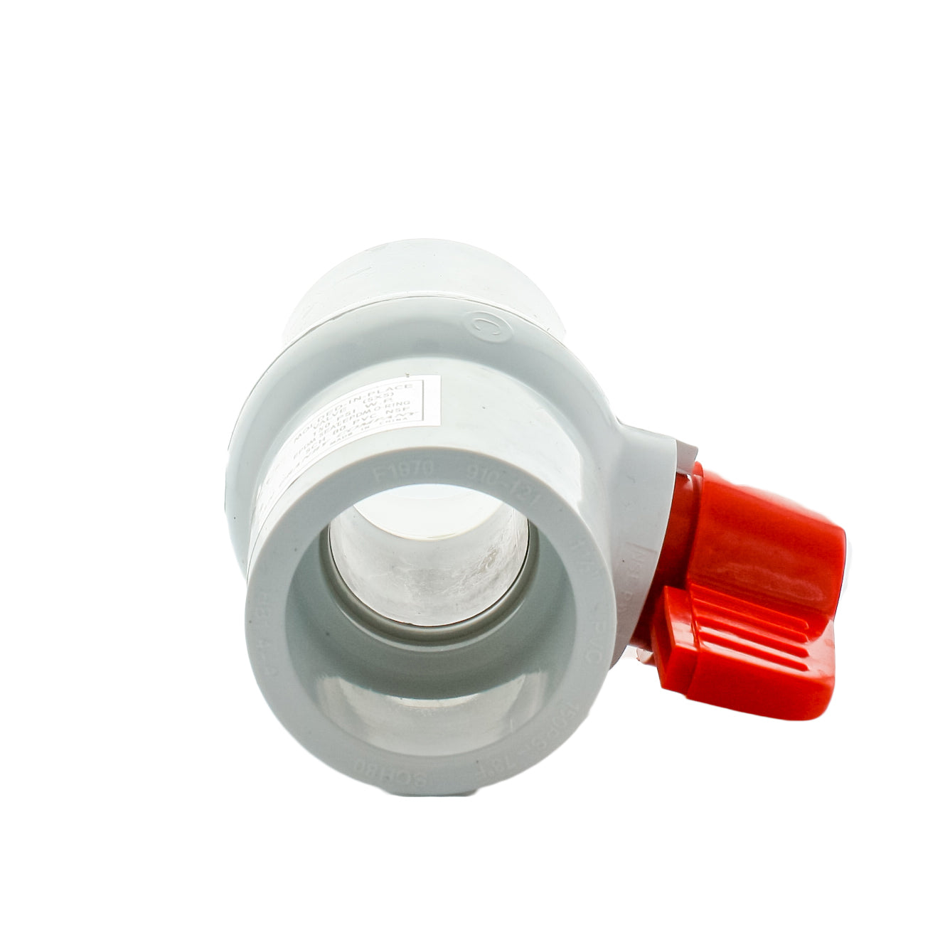 HMIP150SE 1-1/2 Inch PVC Plastic Slip Ball Valve - Durable & Leak-Proof for Water, Chemical & Irrigation Systems | Perfect for Plumbing, Pool & Industrial Applications