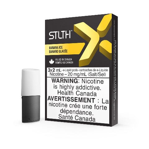 Banana Ice STLTH X Pods - Refillable Vape Pods for STLTH Devices | Perfect for On-the-Go Vaping in Alberta