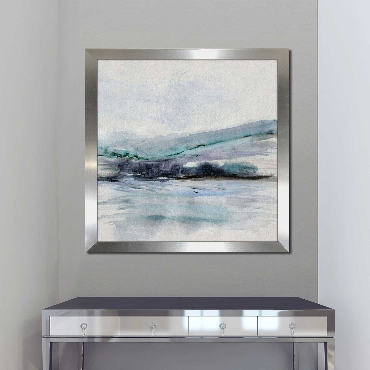Beech Mountain II by Susan Jill - Premium Acrylic Wall Art Print - Nature Landscape Painting for Living Room, Bedroom & Office Decor