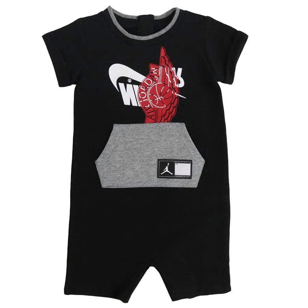 Jordan Baby Boy City of Flight Charlotte Romper - Cute Outfit for Infants & Toddlers - Perfect for Playdates, Parties & Family Photos