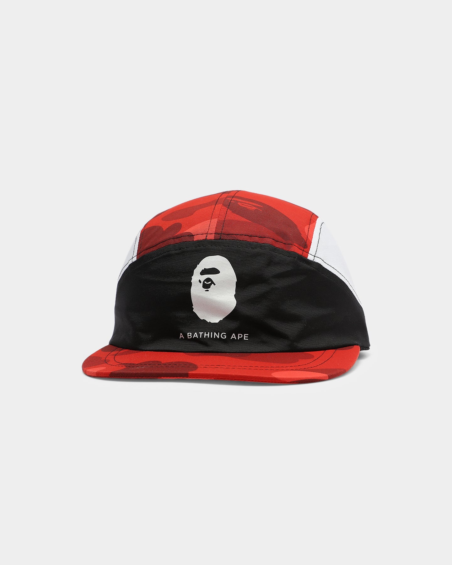BAPE® 1st Color Block RC Hat - Red | Stylish Streetwear Accessory for Urban Fashion & Casual Outfits