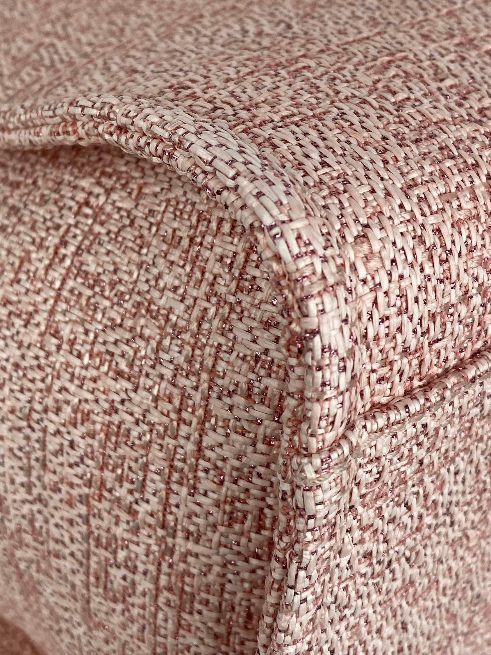 Chanel Large Pink Deauville Tote Bag for Women - Luxury Designer Handbag, Spacious Shoulder Bag for Work, Travel & Shopping