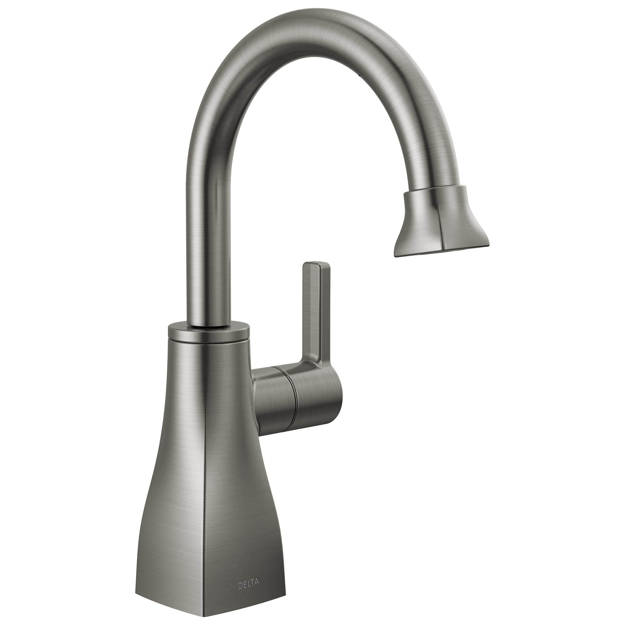 Delta Faucet 1940-KS-DST Contemporary Black Stainless Steel Beverage Faucet for Kitchen Sink, Bar, or Office Water Dispenser - High-Quality Drinking Water Tap with Modern Design