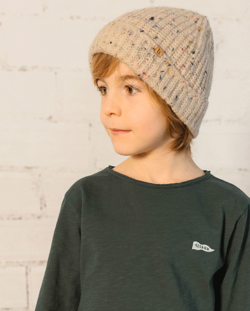 Buho Natural Botonato Beanie - Soft Wool Winter Hat for Men & Women - Perfect for Skiing, Hiking, and Cold Weather Fashion
