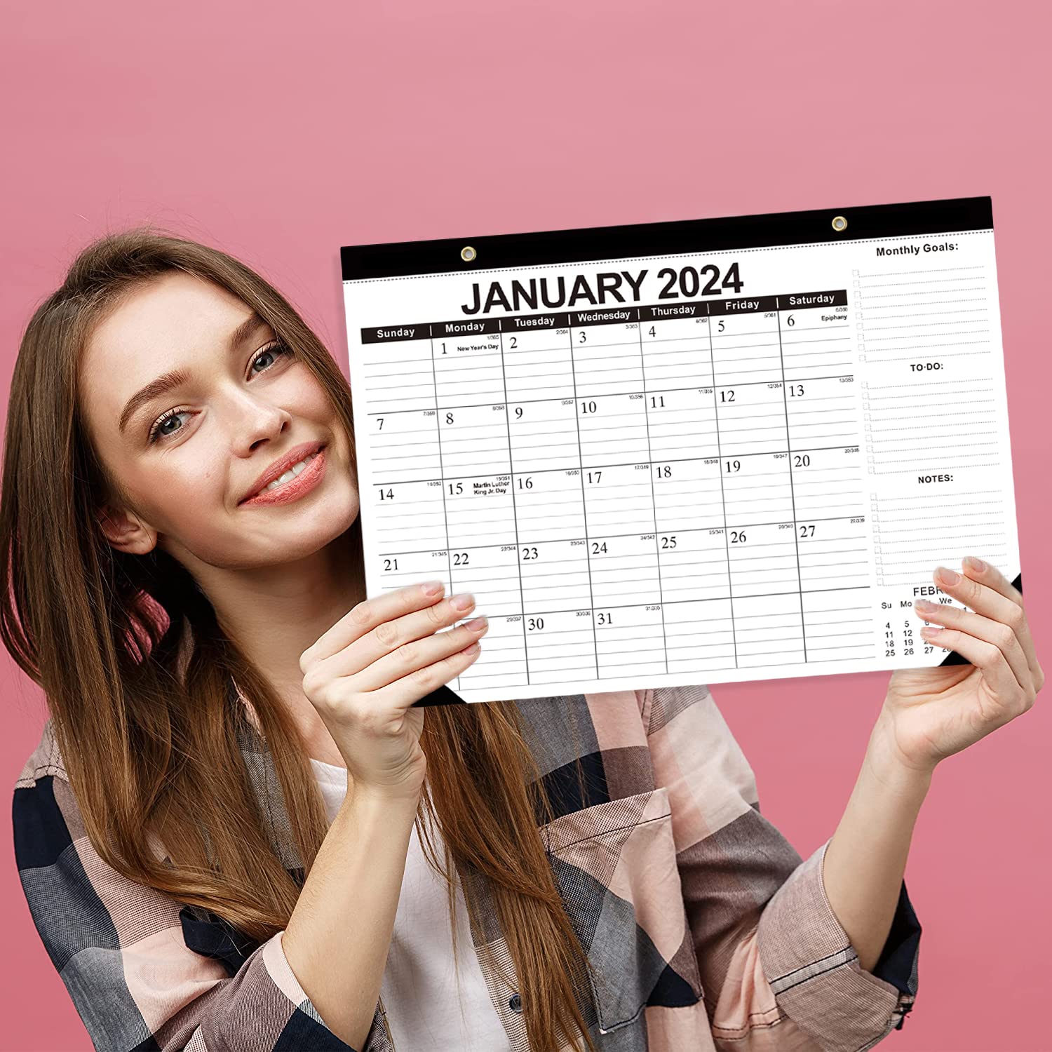 2024-2025 Large Desk Calendar Planner | 17
