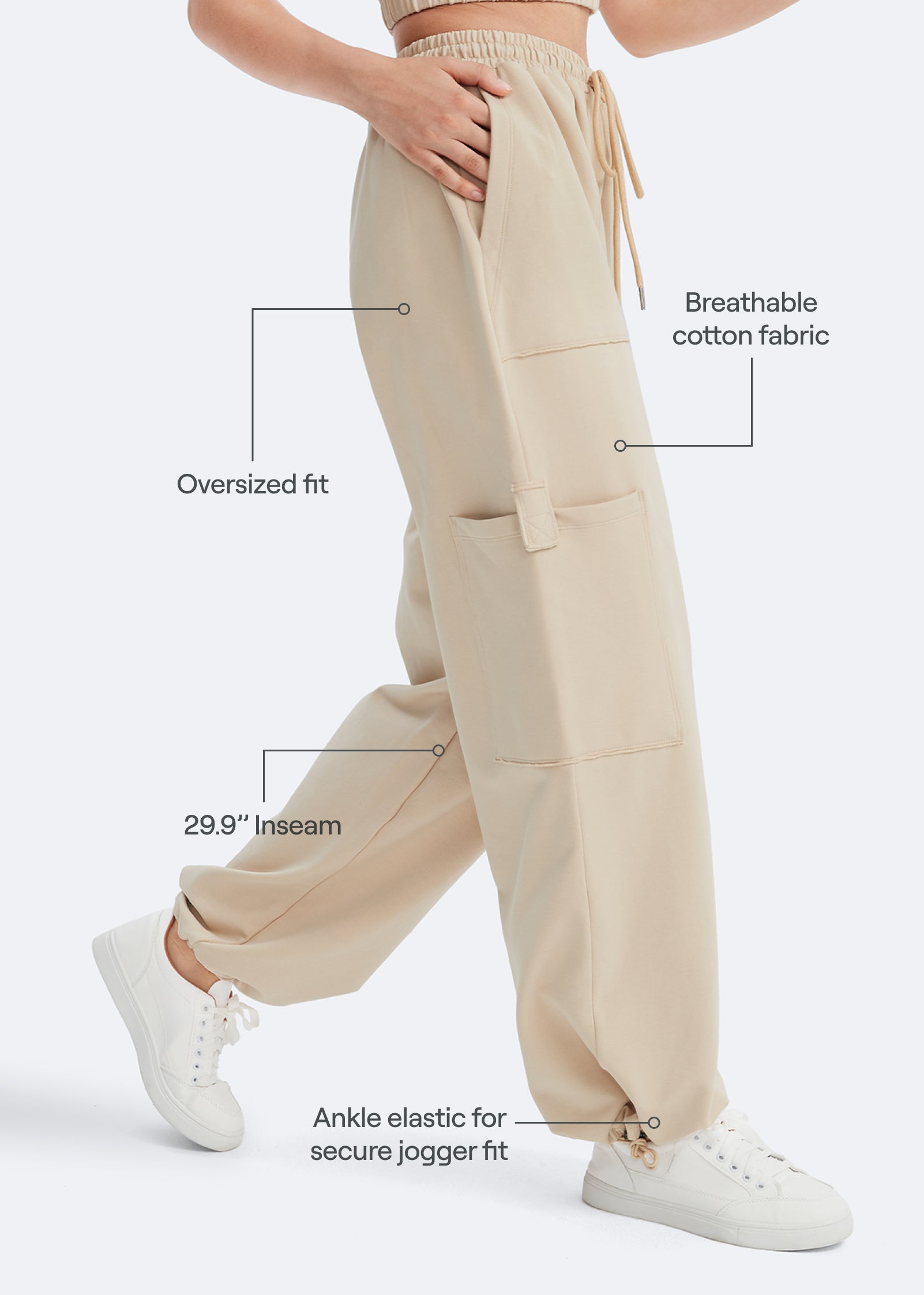 Comfortable Casual Drawstring Waist Sweatpants for Men & Women - Lounge, Yoga, Workout & Home Relaxation