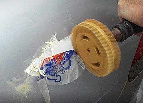 6 Pack Pinstripe Removal Tool - Adhesive Remover & Decal Eraser Wheel for Cars, Boats, Motorcycles - Professional Auto Detailing Accessory