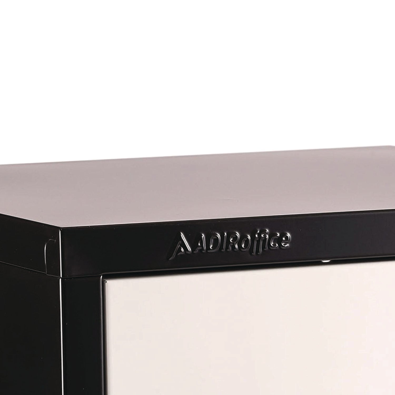 AdirOffice 6-Compartment Steel Storage Locker - 12x12x72 Inches, Black with White Doors - Perfect for Schools, Gyms & Office Organization