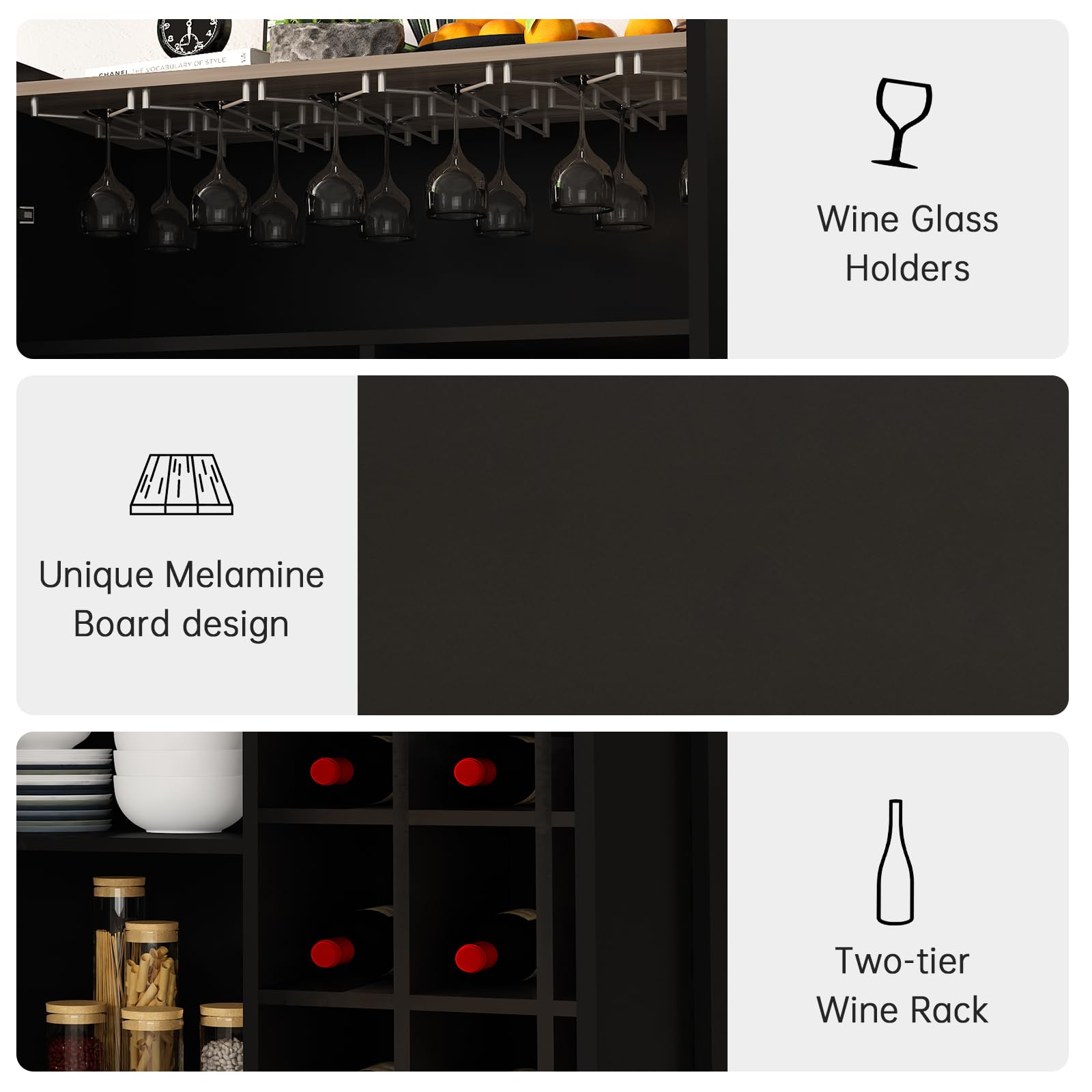 Industrial Wine Bar Cabinet 37