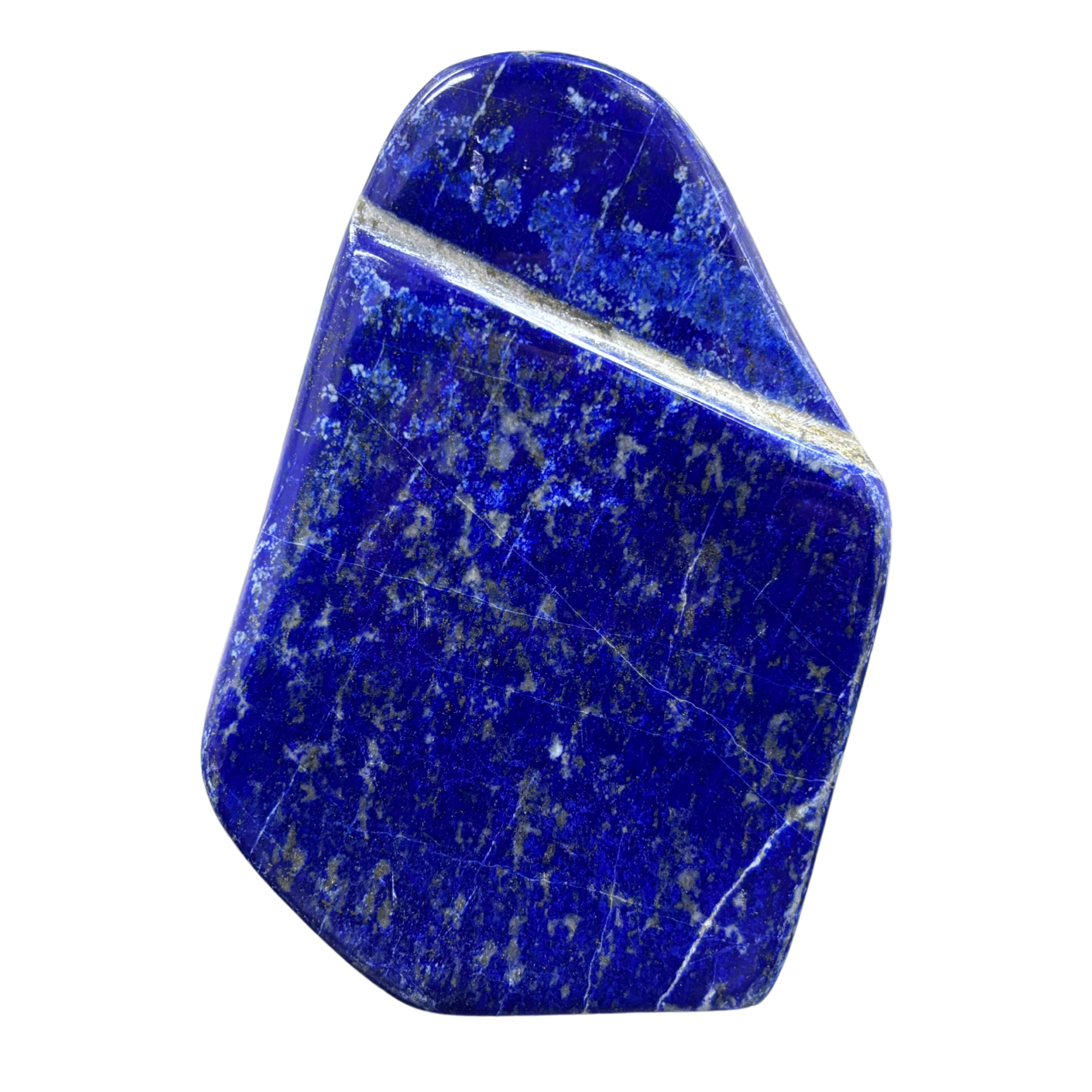 Natural Lapis Lazuli Freeform Rock - Healing Crystal Gemstone Decor for Home & Office | Meditation, Reiki, Feng Shui & Spiritual Healing Stone | Self Standing Decorative Piece RPS458