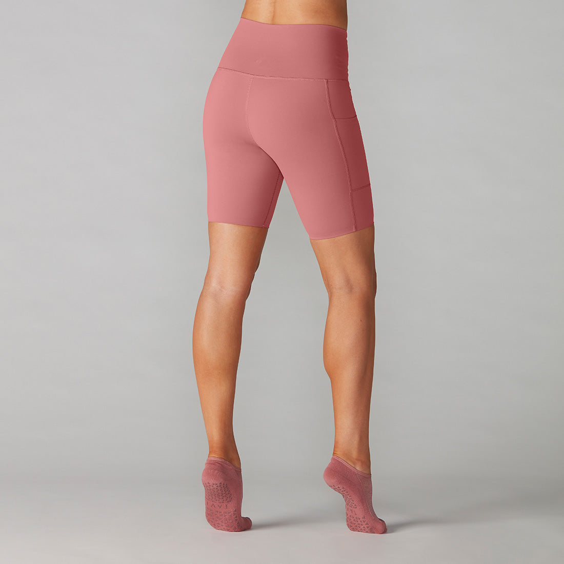 Tavi Noir Stash & Dash High Waist Biker Shorts for Women - Workout, Running, Yoga & Lounge Wear - Comfortable & Stylish Activewear
