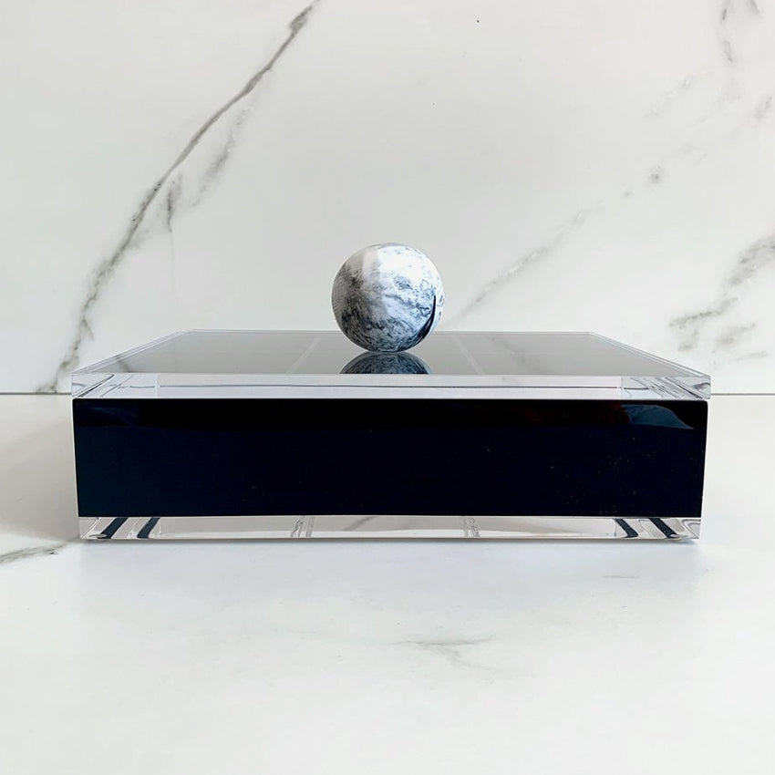 Paola Valle Bubble Box - Modern Decorative Storage Box for Home & Office Organization | Perfect for Jewelry, Keepsakes & Small Items | CDMX Design