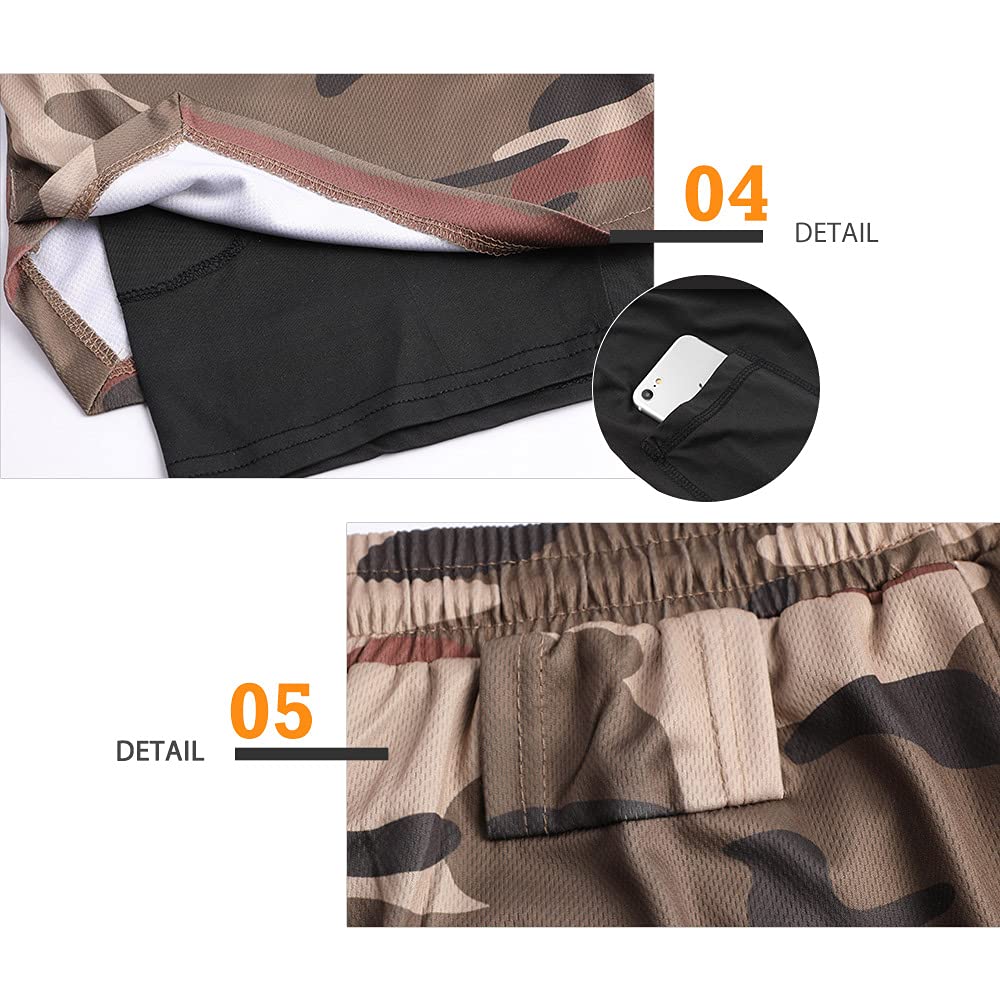Surenow Men's 2-in-1 Running Shorts - 7