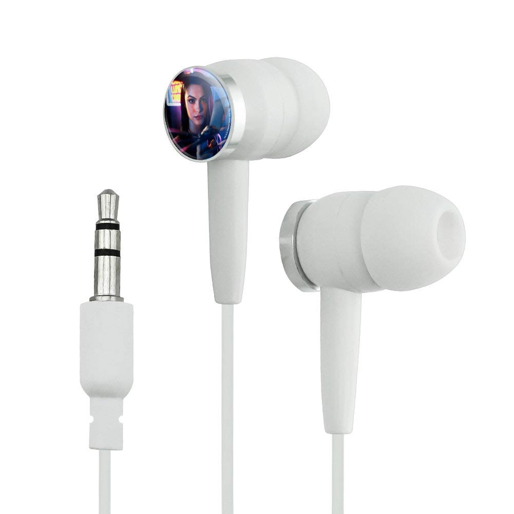 Riverdale Veronica Character Novelty In-Ear Earbud Headphones - Cute Cartoon Design for Music, Gaming & School Use